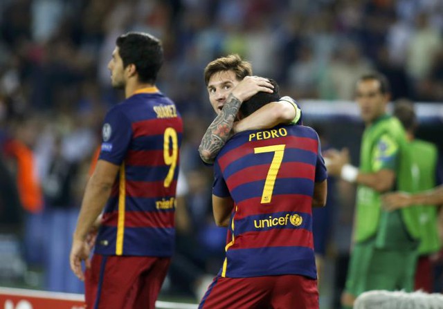 Pedro ghi bàn chỉ kém Messi ở Barcelona.