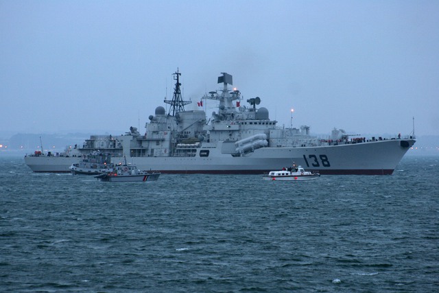 Tàu khu trục Taizhou (DDG-138) của hải quân Trung Quốc.