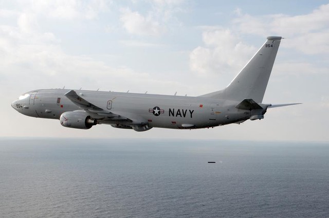 Máy bay do thám P-8A Poseidon của Hải quân Mỹ. Ảnh: globalaviationreport.com