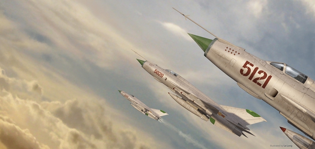 
Bộ 3 MiG-21 huyền thoại với nhiều chiến công nhất của Không quân Nhân dân Việt Nam.
