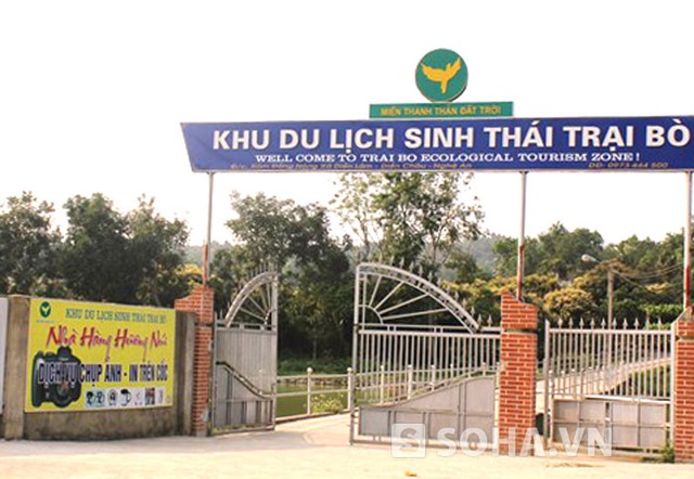 Khu du lịch sinh thái Trại Bò nơi xảy ra vụ việc hổ cắn đứt 1 cánh tay thiếu nữ đến tham quan.