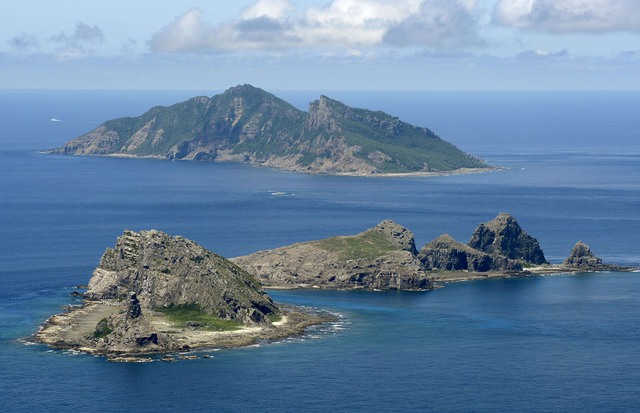 Quần đảo Senkaku/Điếu Ngư mà Trung Quốc và Nhật Bản cùng tuyên bố chủ quyền. Ảnh: Kyodo News.