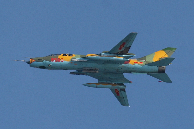 Máy bay cường kích Su-22UM3K của Việt Nam