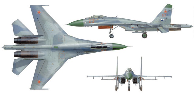 Tiêm kích chiếm ưu thế trên không Su-27SK