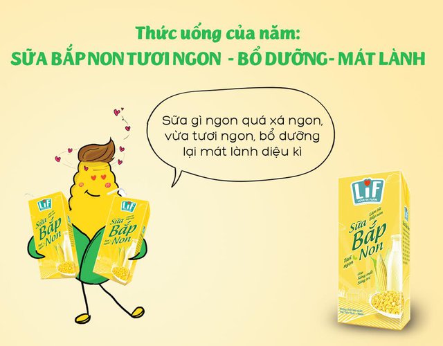 Sữa bắp non LiF: thức uống tươi ngon – bổ dưỡng – mát lành.