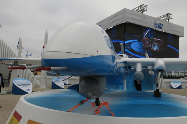 Máy bay không người lái Super Heron của Tập đoàn IAI trang bị cảm biến M-19HD mới.