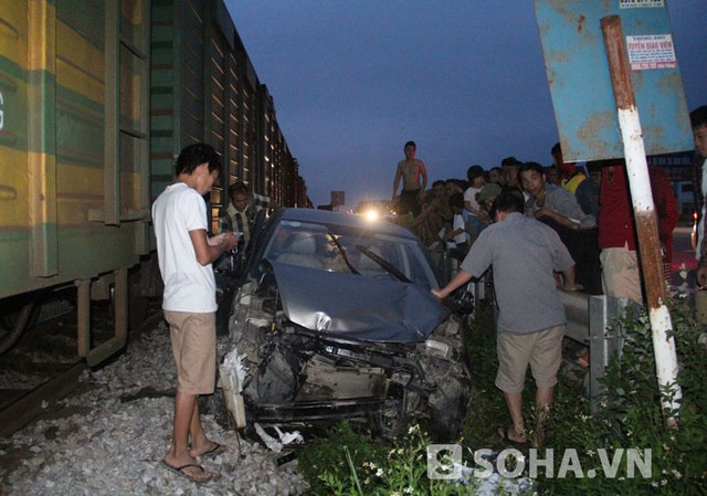 Hiện trường vụ tai nạn kinh hoàng.