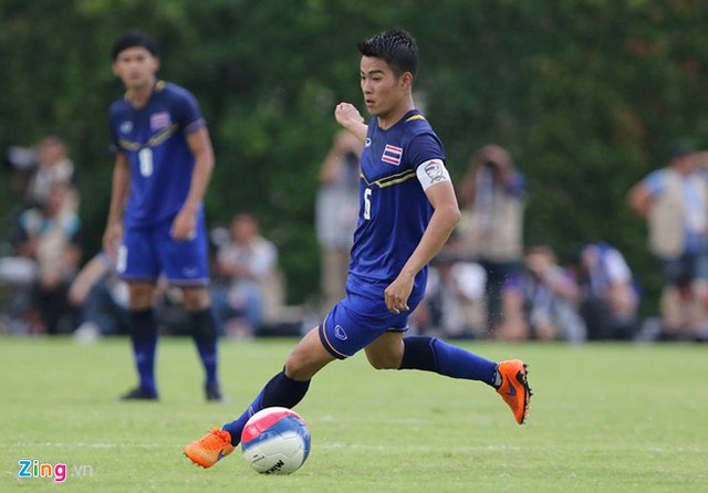Sarach, cầu thủ ghi bàn cho U23 Thái Lan (ảnh: Zing)