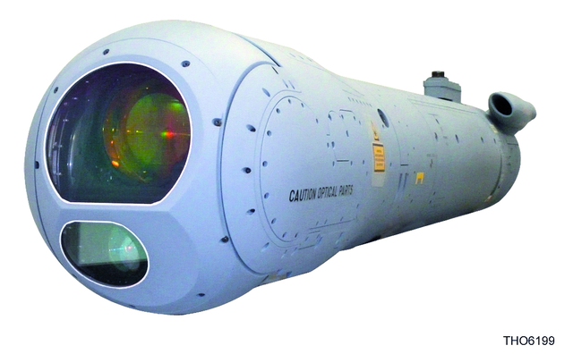 
Pod chỉ thị mục tiêu bằng tia laser Damocles của Thales.
