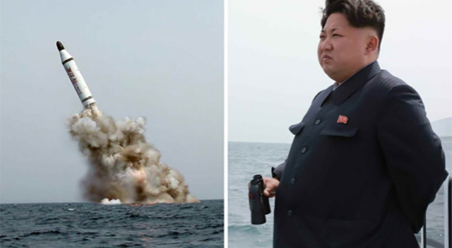 Kim Jong Un trực tiếp quan sát buổi thử nghiệm tên lửa. Ảnh: Rodong Shinmun