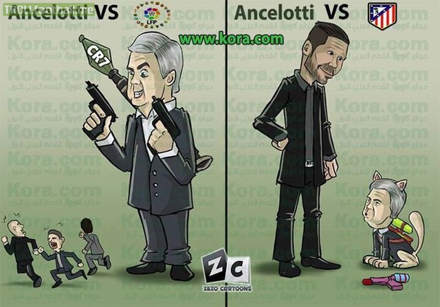 Ancelotti sợ mỗi Simeone