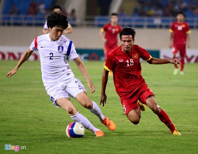 U23 Hàn Quốc không thể hiện được sự vượt trội về đẳng cấp (ảnh: Zing)