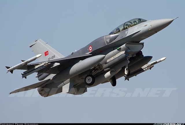 
Tiêm kích F-16D Block 50 Plus của Không quân Thổ Nhĩ Kỳ
