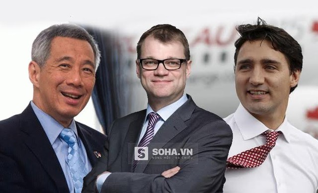 
Từ trái qua: Ông Lý Hiển Long (Thủ tướng Singapore ); Ông Juha Sipilä (Thủ tướng Phần Lan); Ông Justin Trudeau (Thủ tướng Canada). Xử lý ảnh: Mạnh Quân
