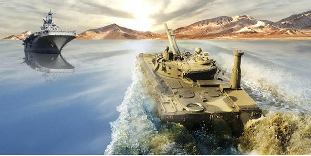 
Khả năng vượt chướng ngại nước siêu hạng của BMP-3.
