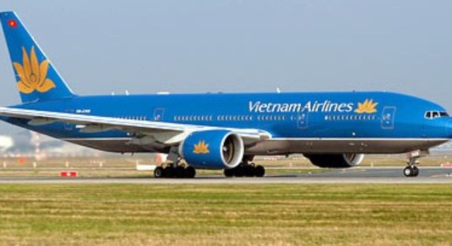 Một máy bay của Vietnam Airlines