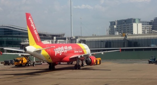 Một máy bay của Vietjet. Ảnh minh họa.