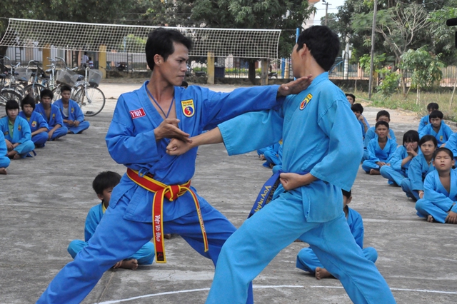 
Phản đòn đấm trong Vovinam.
