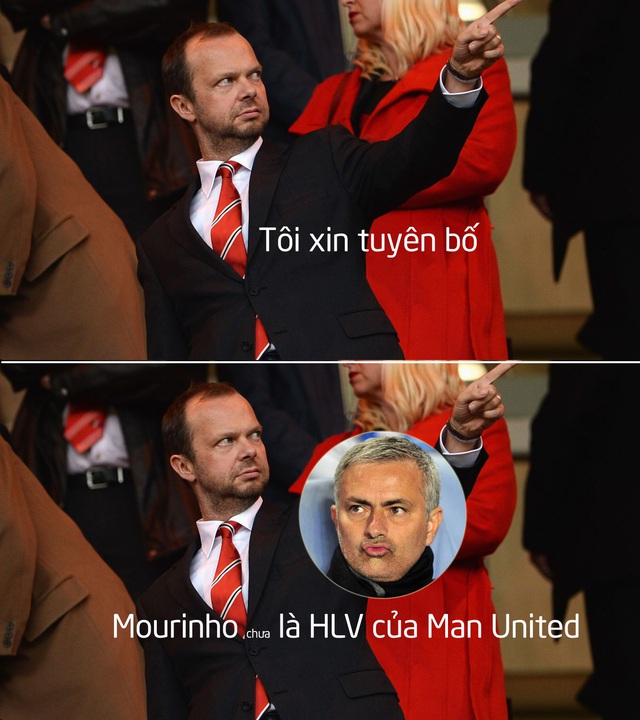 
Mourinho CHƯA là HLV của Man United.
