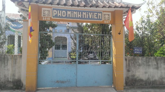 Chùa chùa Phổ Minh Ni Viện - nơi đang nuôi dưỡng bé Minh Hậu