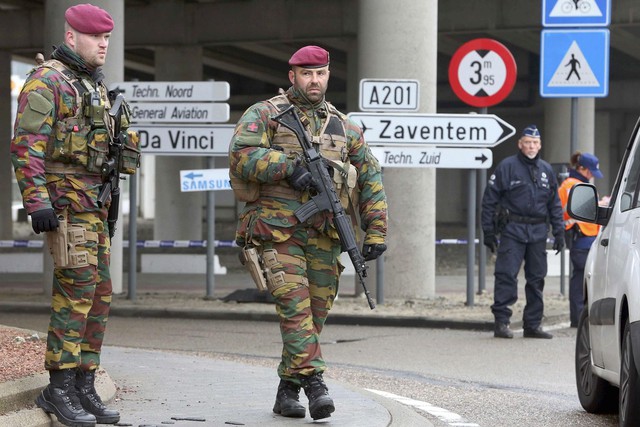 
Sân bay Zaventem nơi diễn ra vụ nổ bom.
