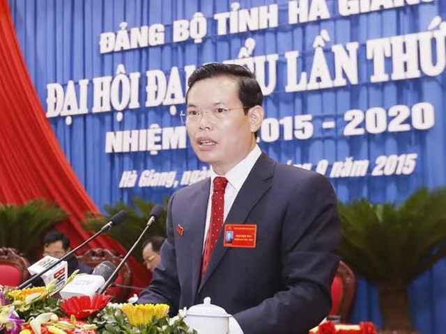 
Ông Triệu Tài Vinh, Bí thư Tỉnh ủy Hà Giang. Ảnh: Vietnamplus
