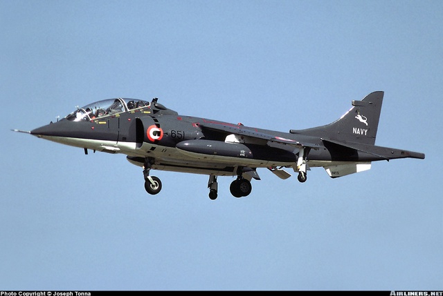
Harrier T60 của Hải quân Ấn Độ

