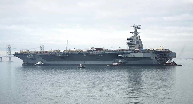 
Tàu sân bay USS Gerald R. Ford.
