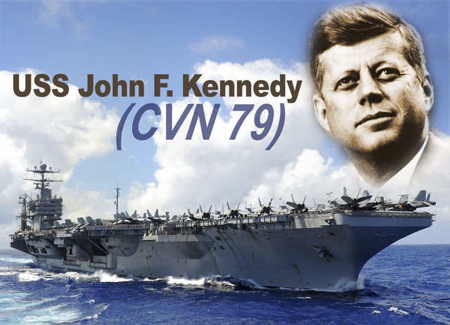 
Tàu sân bay CVN-79 sẽ được đặt theo tên Tổng thống John F. Kennedy.
