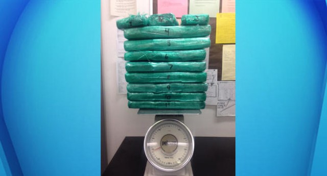 
Số ma túy mà nhân viên an ninh tìm thấy trong vali kéo của nữ tiếp viên - Ảnh: Cảnh sát Los Angeles
