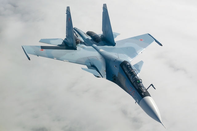 
Máy bay chiến đấu Su-30SM. Ảnh: Wiki
