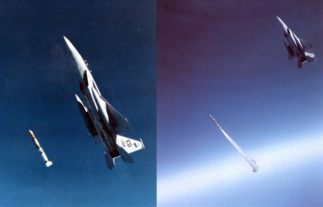 
Ngay từ năm 1979, Không quân Mỹ đã ký hợp đồng với LTV Aerospace để phát triển tên lửa chống vệ tinh mới được chỉ định ASM-135 ASAT.
