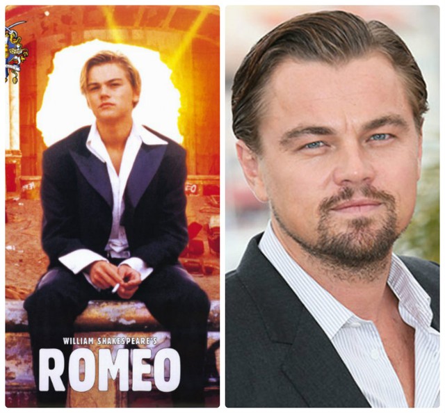 Leonardo DiCaprio năm 1966 và hiện tại.