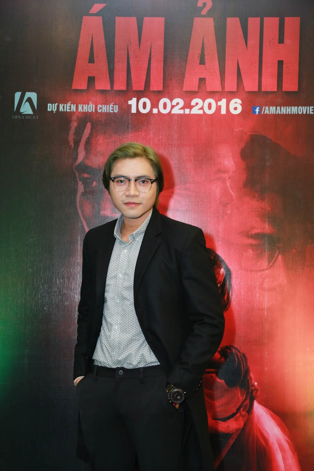 Ngoài những gương mặt quen thuộc, Trần Tuấn Lương - nhân tố mới, đảm nhận vai chính phim Ám ảnh cũng có mặt để chia sẻ về vai diễn của mình.