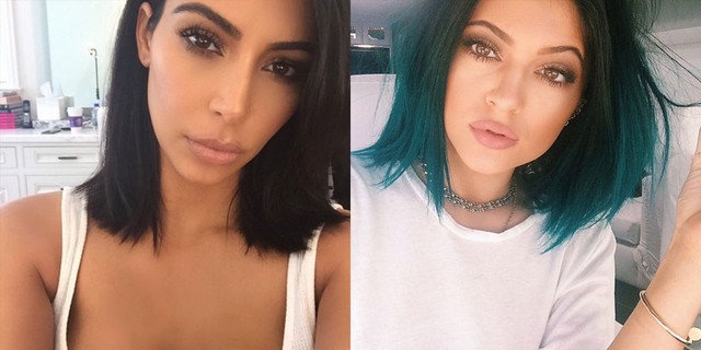 
Kylie ngày càng giống cô chị Kim Kardashian.
