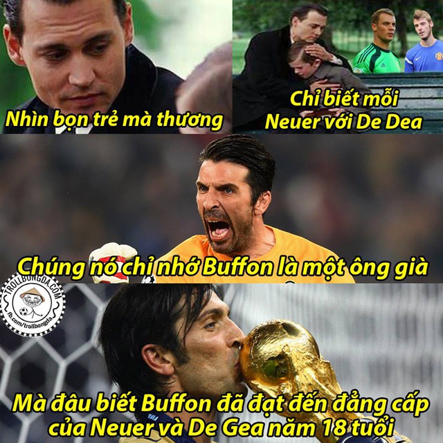 Buffon, huyền thoại của bóng đá thế giới.