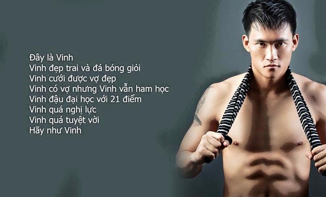 Công Vinh là tấm gương cho các cầu thủ trẻ.