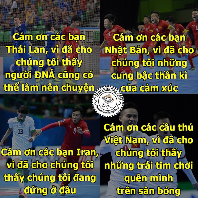 Những cầu thủ futsal đã chiếm trọn trái tim người hâm mộ.