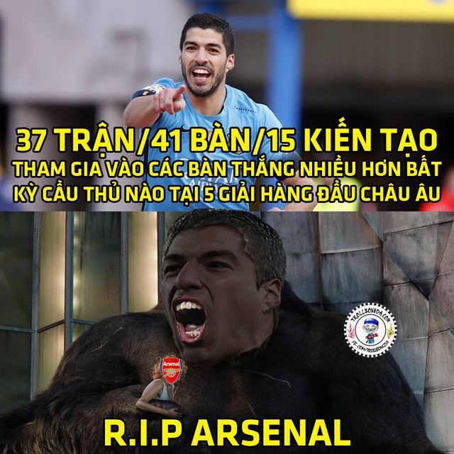 Suarez đang sẵn sàng đè bẹp Arsenal.