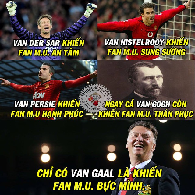 Van - United dường như đã kết thúc dưới tay Van Gaal.