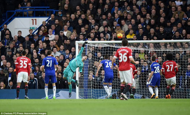 
Courtois cứu Chelsea 1 bàn thua trông thấy.
