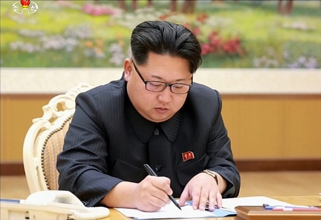 Thời điểm Kim Jong Un và Triều Tiên tiến hành thử hạt nhân đã khiến Mỹ bất ngờ. Ảnh: KCNA