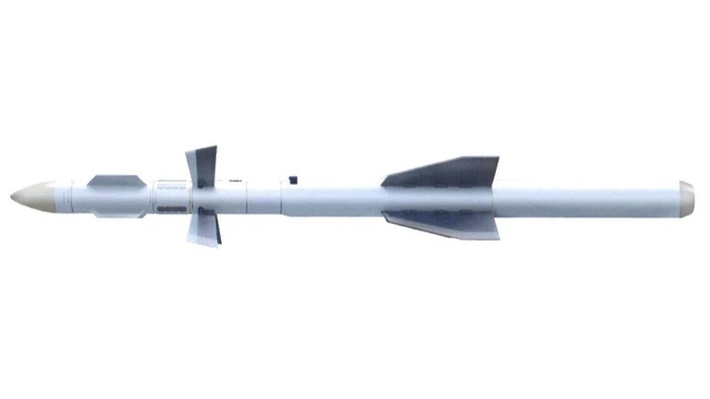 
Biến thể đất đối không của tên lửa R-27 với động cơ khởi tốc lắp ở đuôi
