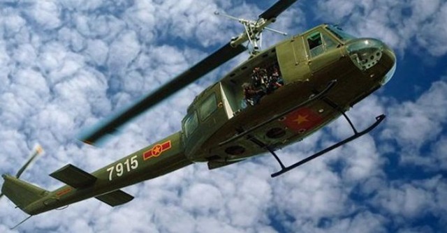
Trực thăng UH-1, chiến lợi phẩm của Mỹ hiện vẫn đang hiện diện trong biên chế của Không quân Việt Nam.
