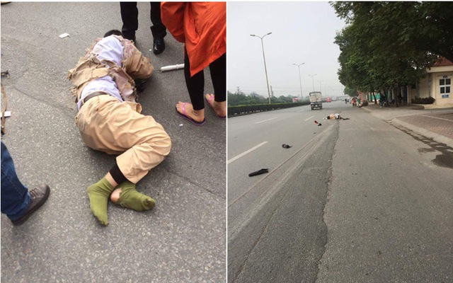 
Một vụ CSGT bị tài xế xe tải đâm gục trên đường 5 - Hà Nội.
