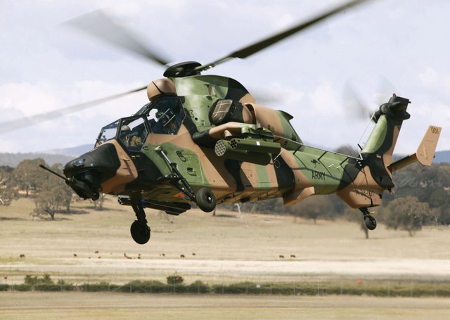 
Trực thăng vũ trang Tiger.
