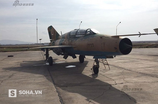 
Tiêm kích MiG-21 của Syria.
