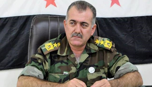 
Đại tá Okaidy, tư lệnh kiêm phát ngôn viên lực lượng FSA tại Aleppo. Ảnh: al-Arabiya
