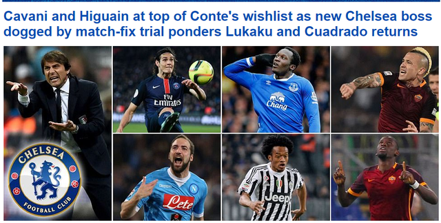 
Sẽ có vài cái tên được Conte đưa về Chelsea.

