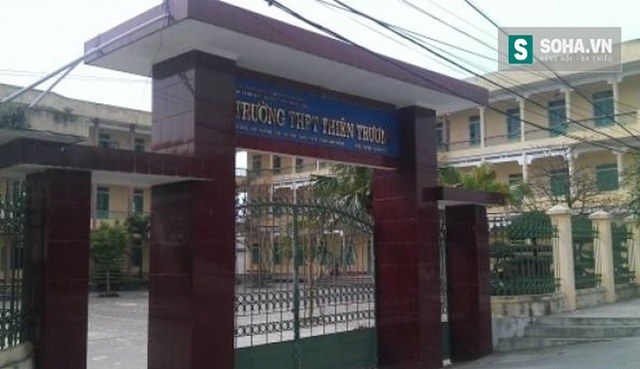 
Trường THPT Thiên Trường nơi học sinh Phạm Thị Kiều P. đang theo học.
